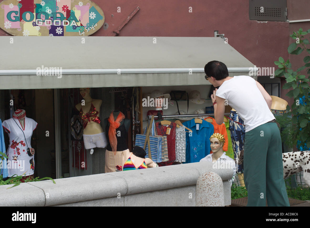 Geschäft im Zentrum von Ljubljana Laibach Slowenien Slovenia Foto Stock