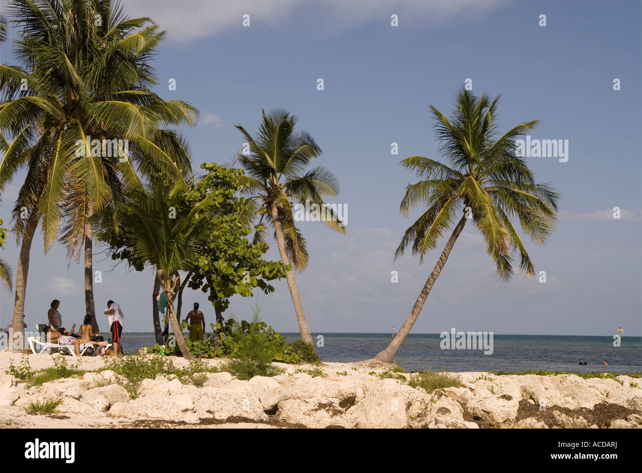 Persone che si rilassano a Key West Florida Keys Foto Stock