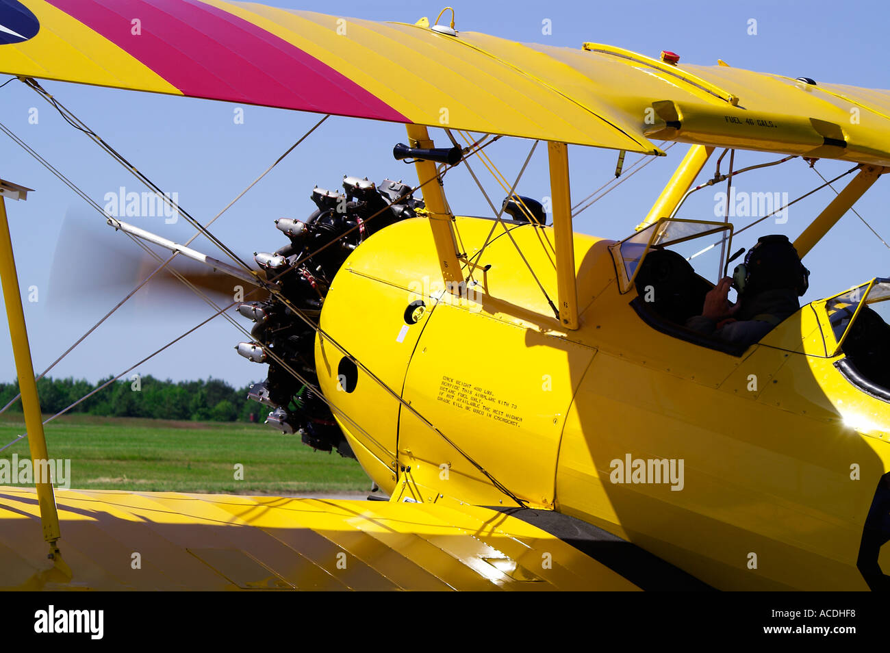 Doppia aeromobile alato Foto Stock