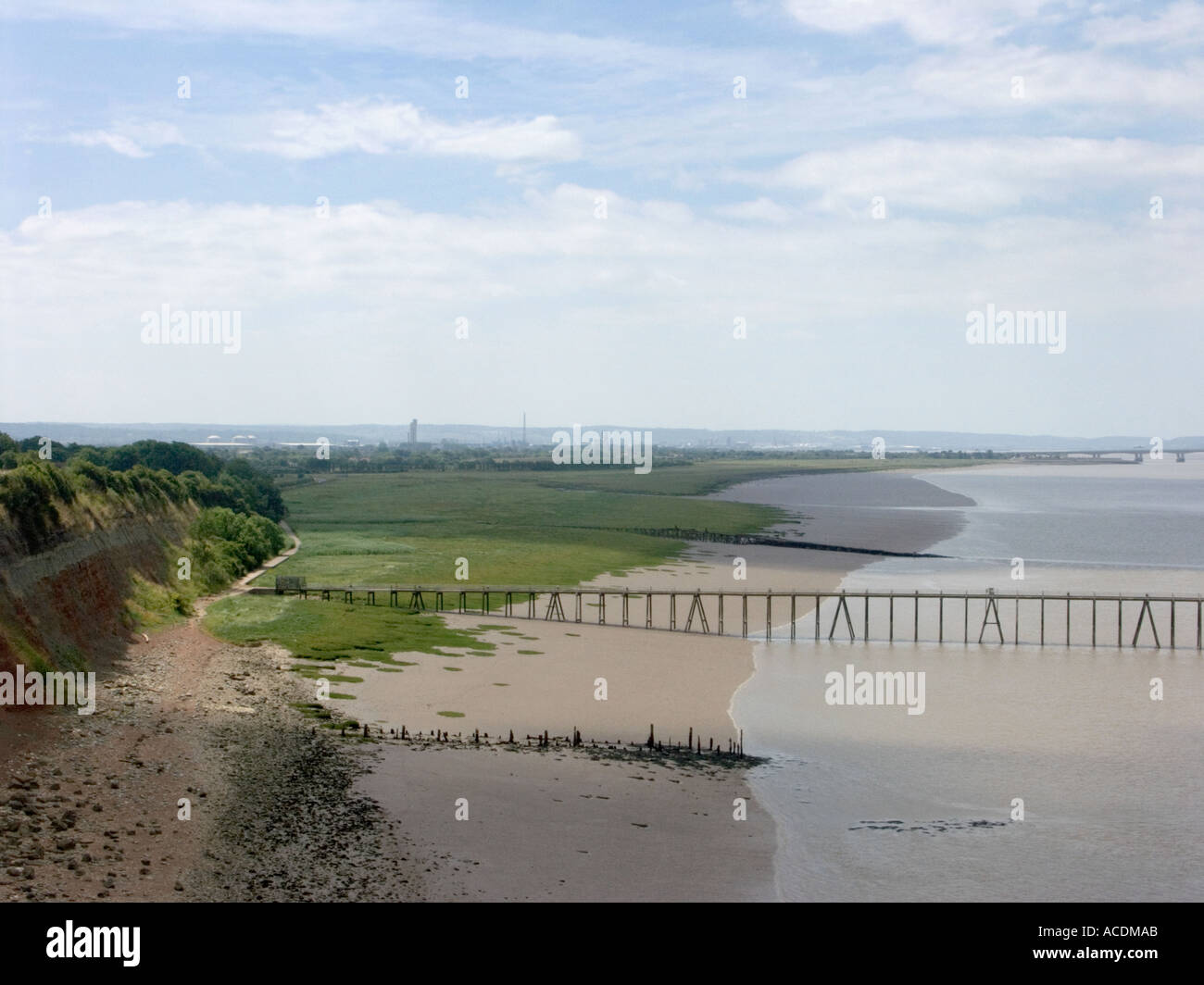 Vista di Avonmouth Foto Stock