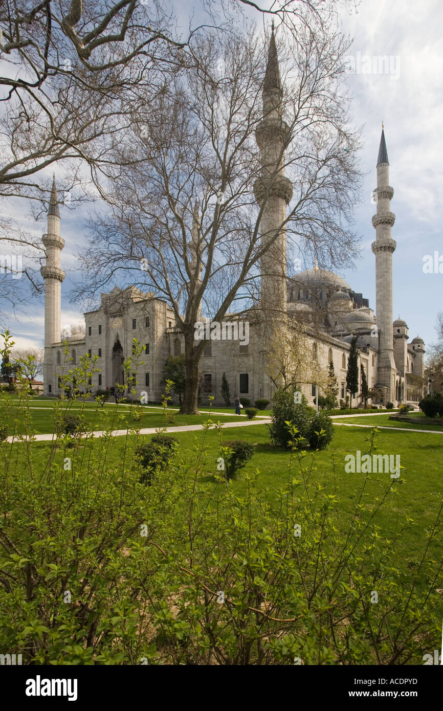 La Moschea di Suleymaniye in Istanbul Turchia Foto Stock