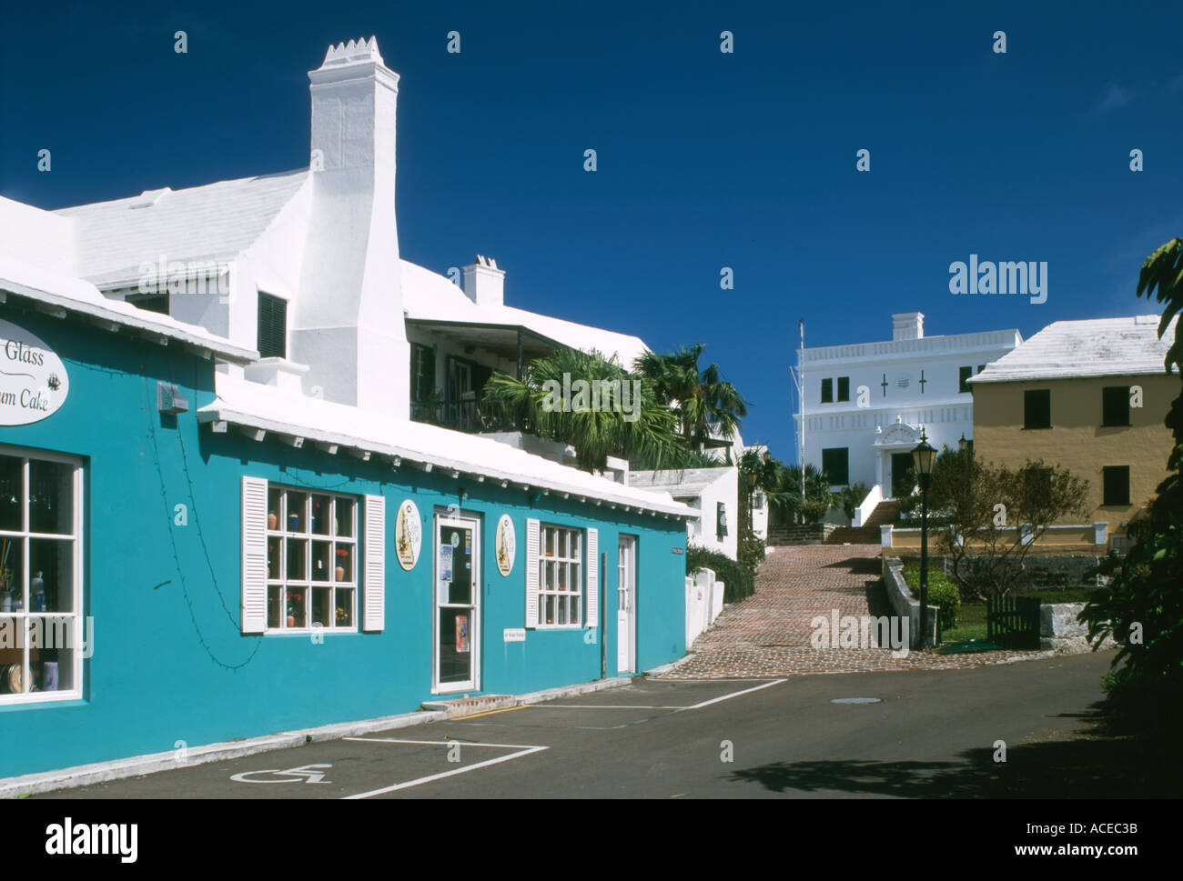 Bermuda St George King Street Foto Stock