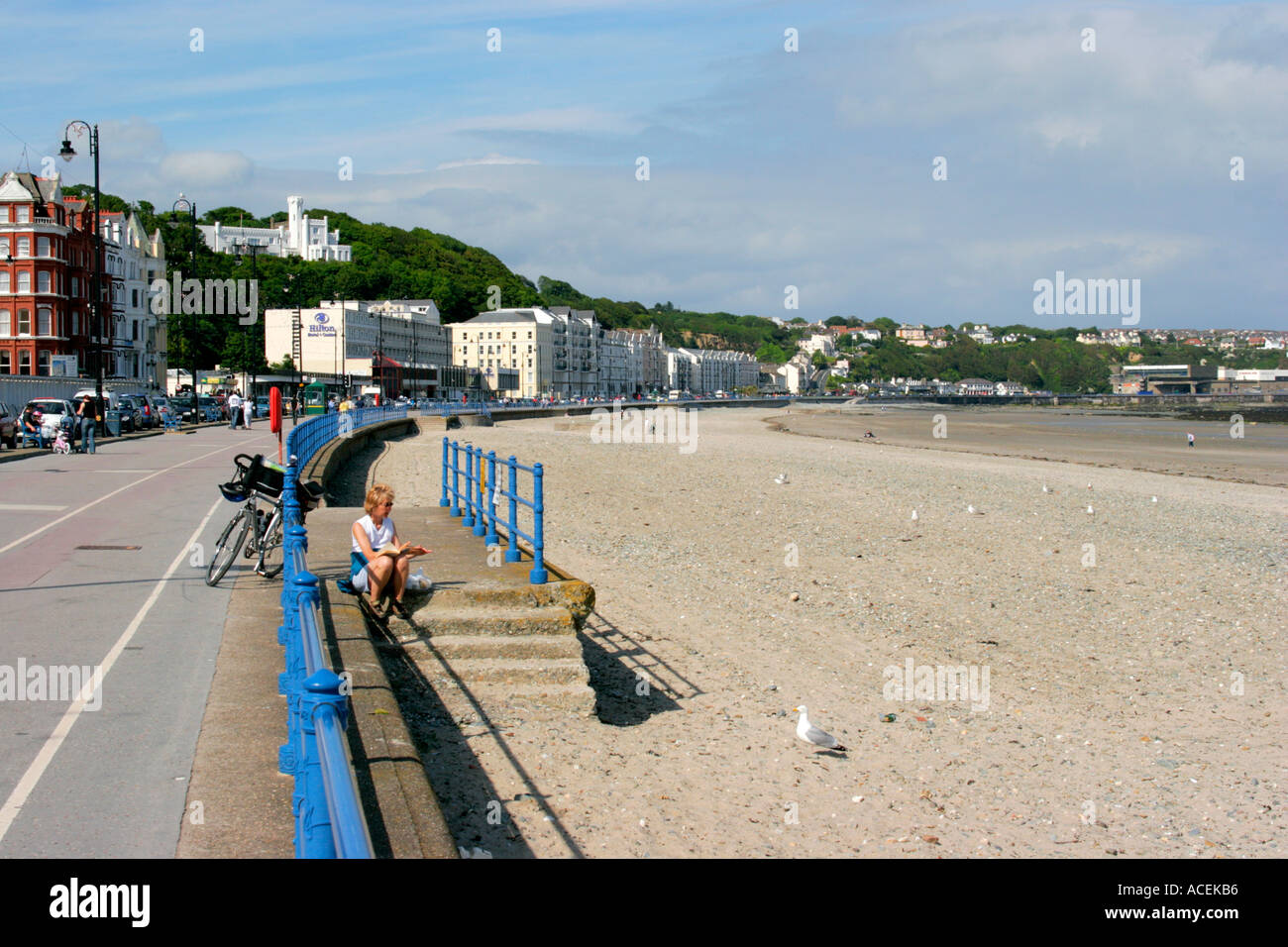 Lungomare Douglas Isle of Man Foto Stock