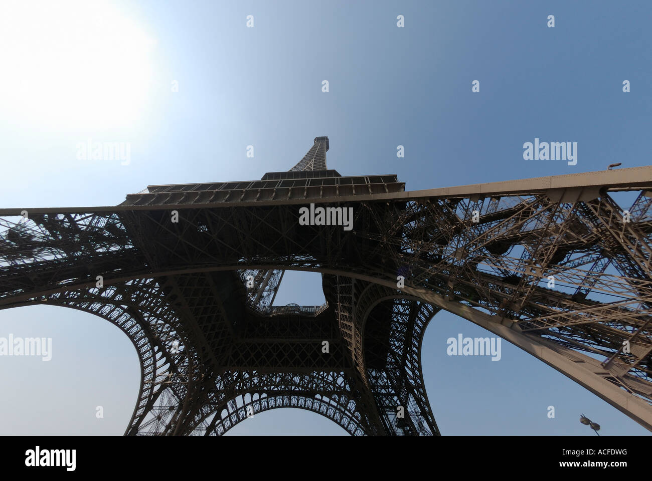 La Torre Eiffel a Parigi Foto Stock