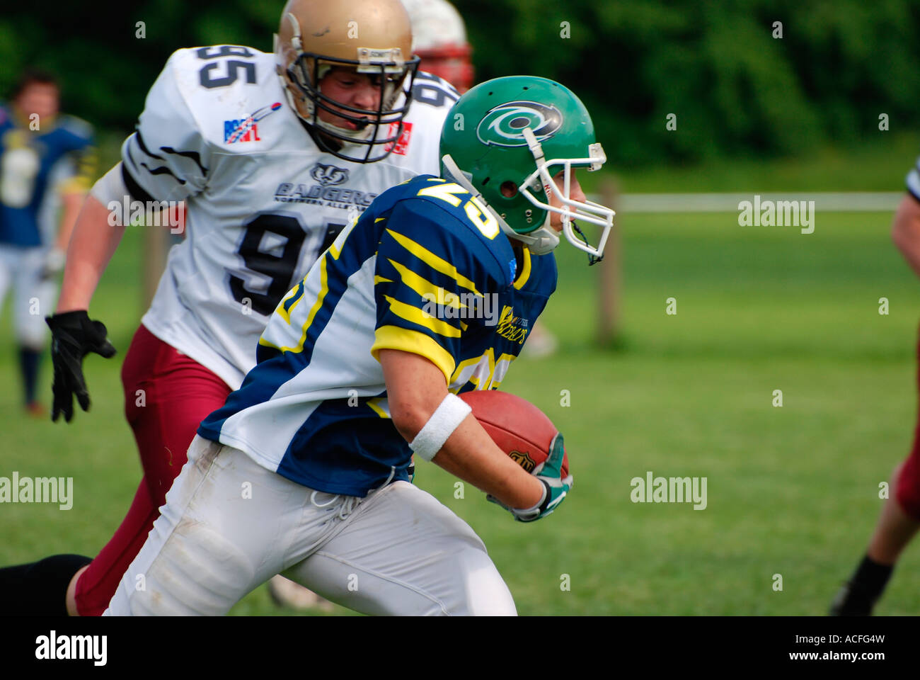 UK College tutte le stelle game 2007 : Northern Badgers v Wildcats meridionale . Foto Stock