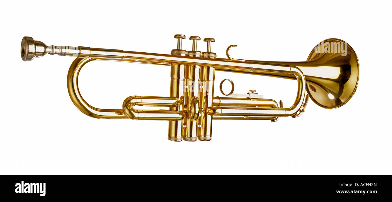 Tromba d'ottone Foto Stock