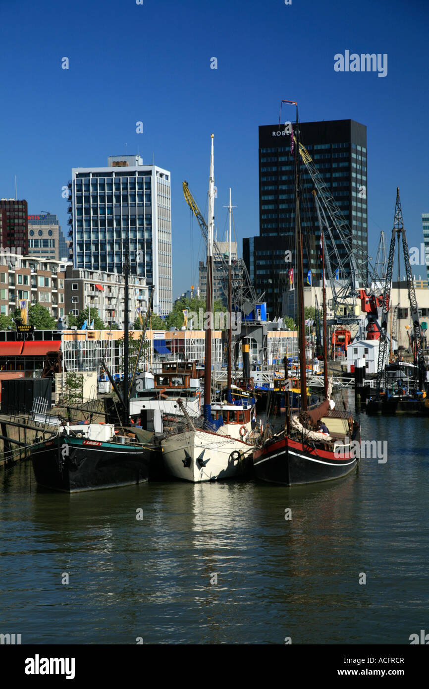 Porto di Marina e Museo a Rotterdam, Olanda, Europa Foto Stock