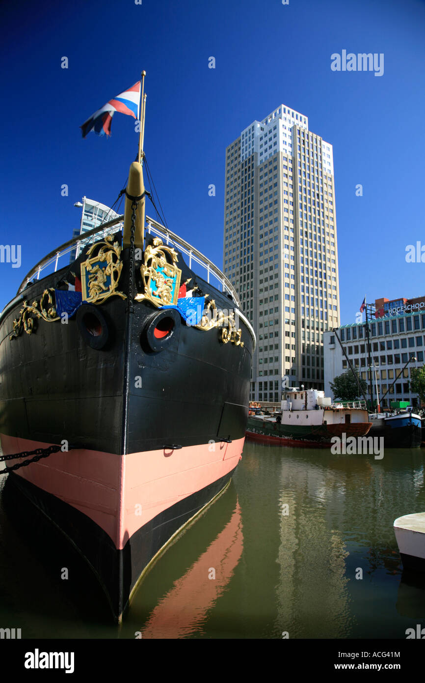 Trasporto marittimo o il Museo Marittimo di Rotterdam, Olanda, Europa Foto Stock