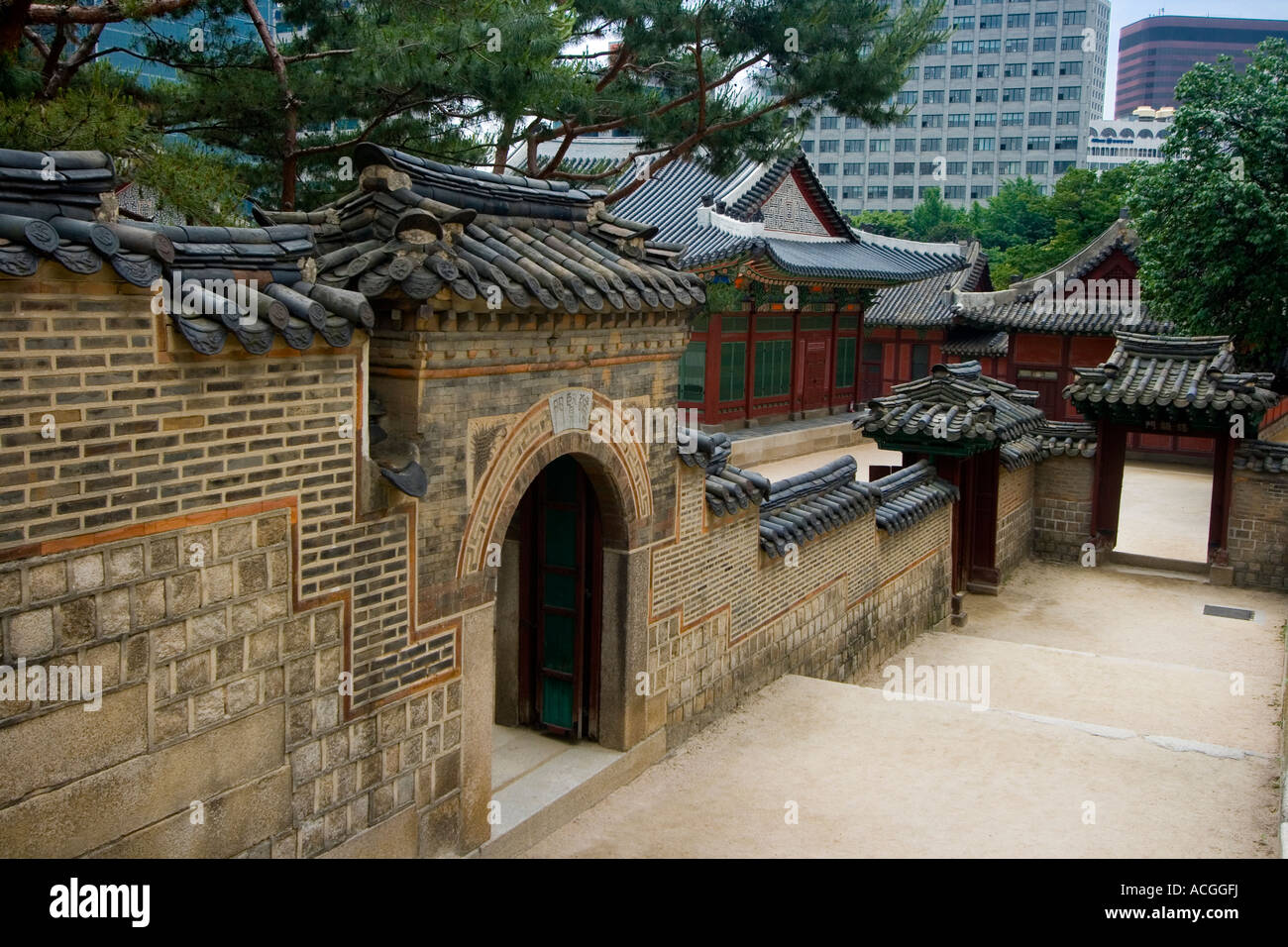 Palazzo Deoksugung Seoul COREA DEL SUD Foto Stock