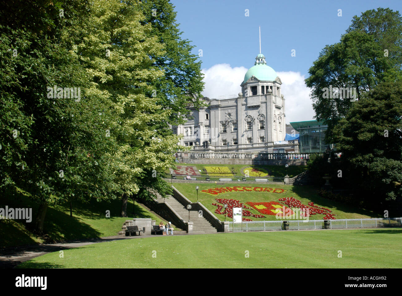 Unione giardini a terrazza Aberdeen Foto Stock