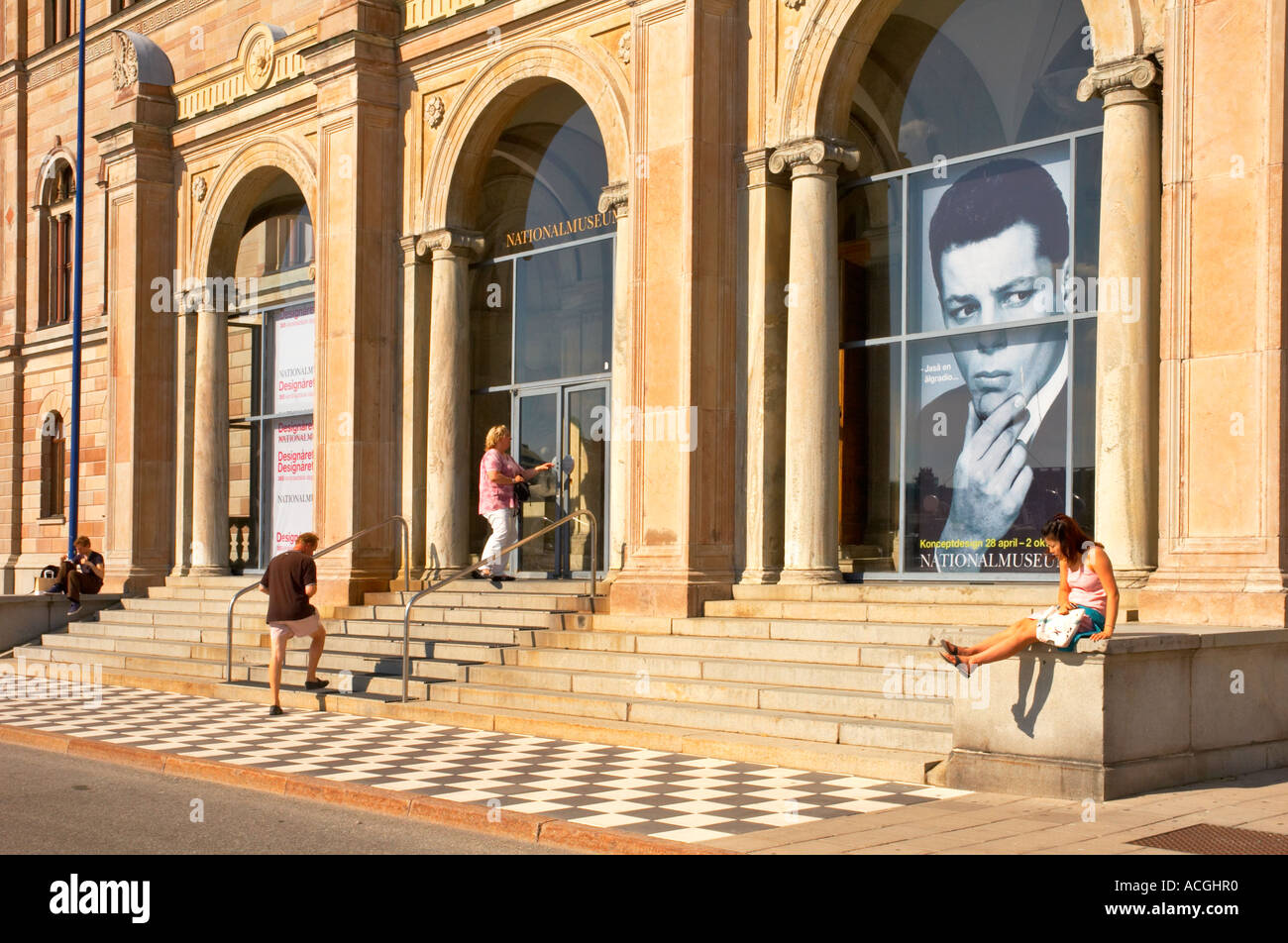 Museo nazionale nel centro di Stoccolma Svezia Europa Foto Stock