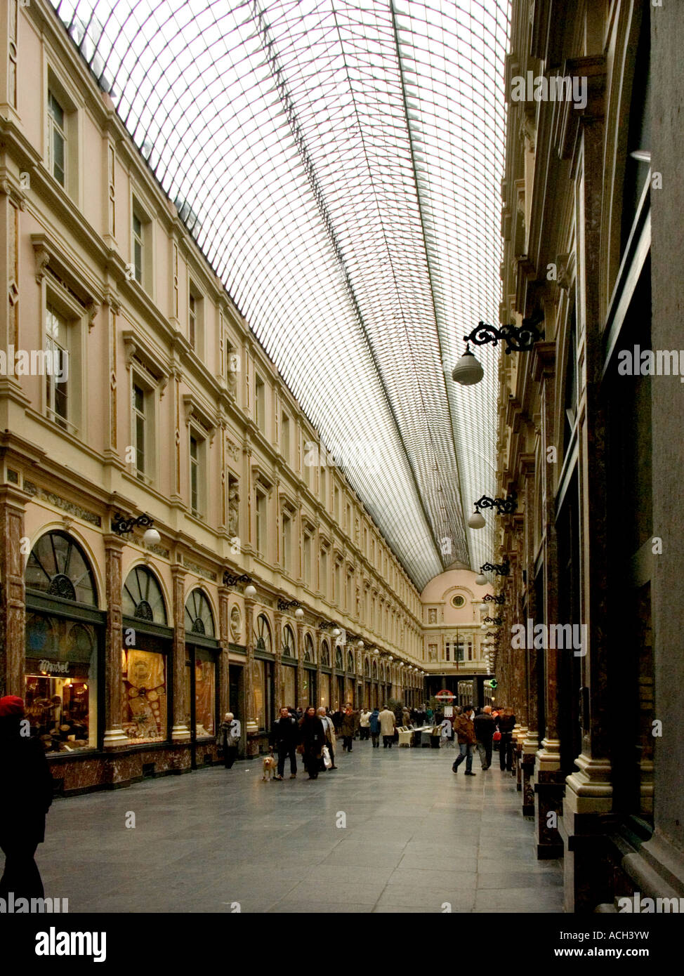 Gallerie de la Reine, St Hubert Gallerie Reali Bruxelles Foto Stock