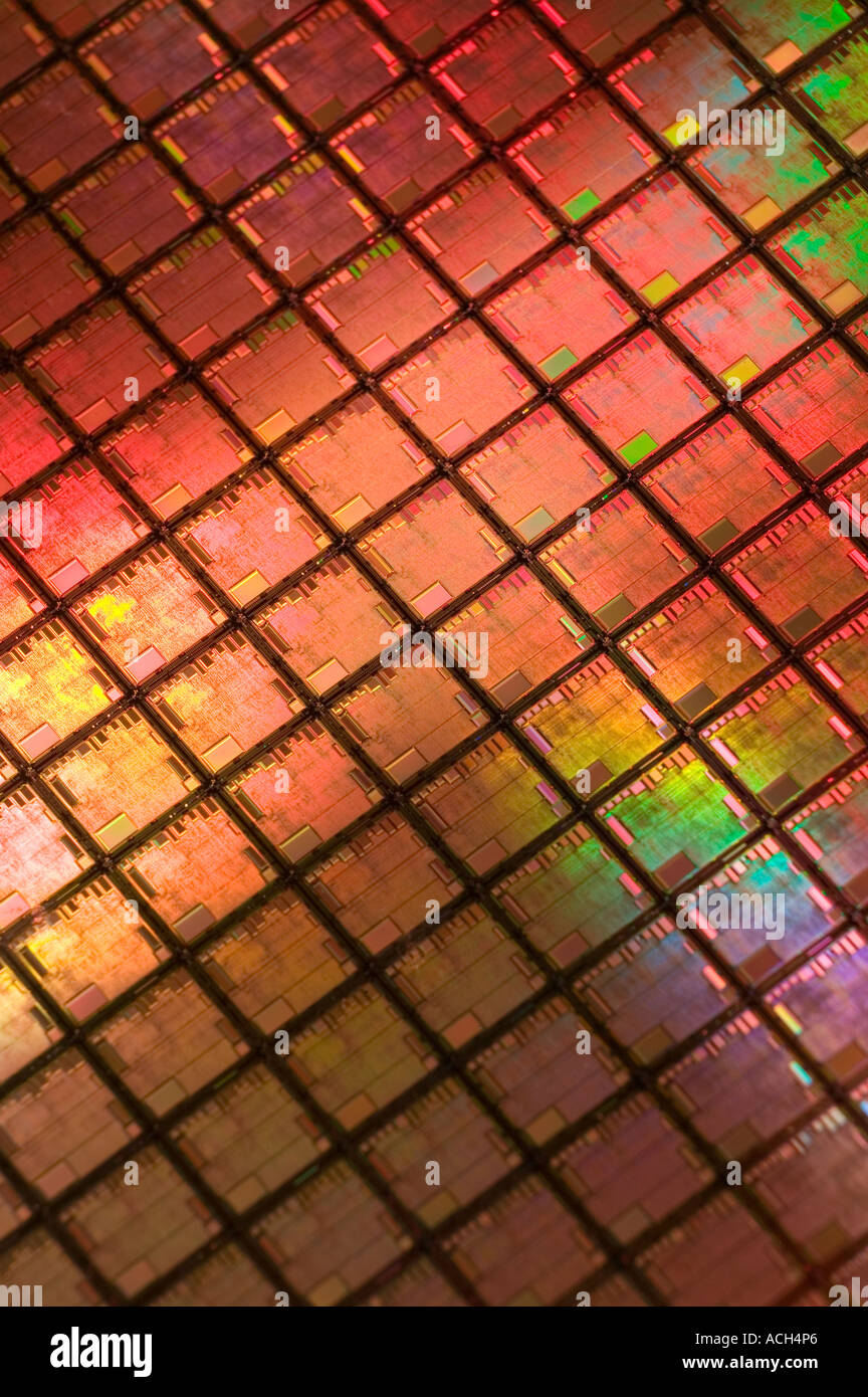 Chip di silicio Foto Stock