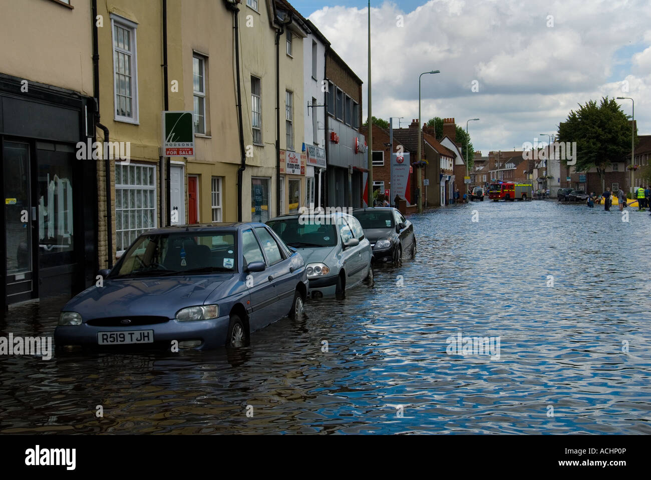 Automobili abbandonate su un invaso Street Abingdon Oxfordshire Foto Stock
