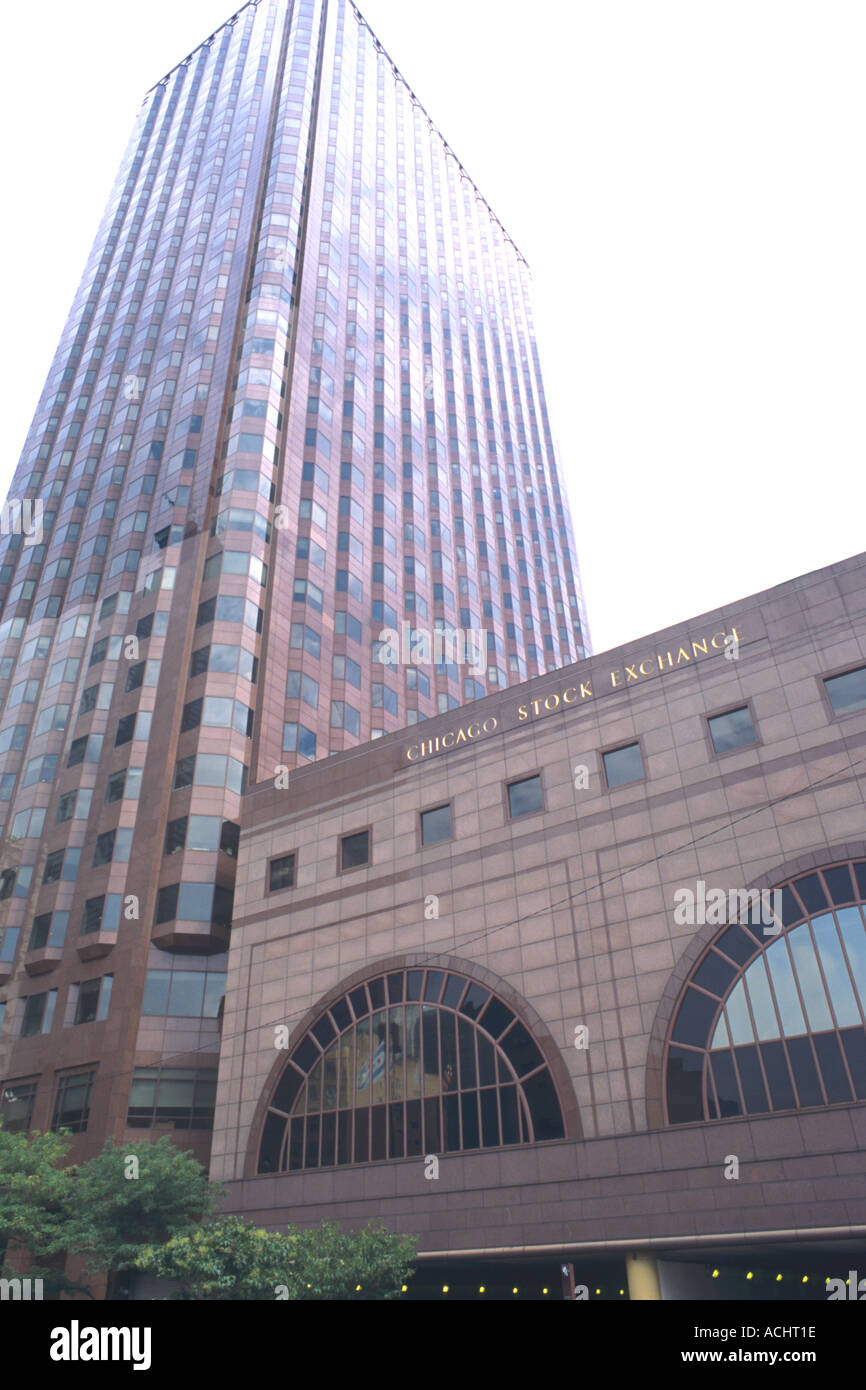 Borsa di Chicago a Chicago in Illinois Foto Stock