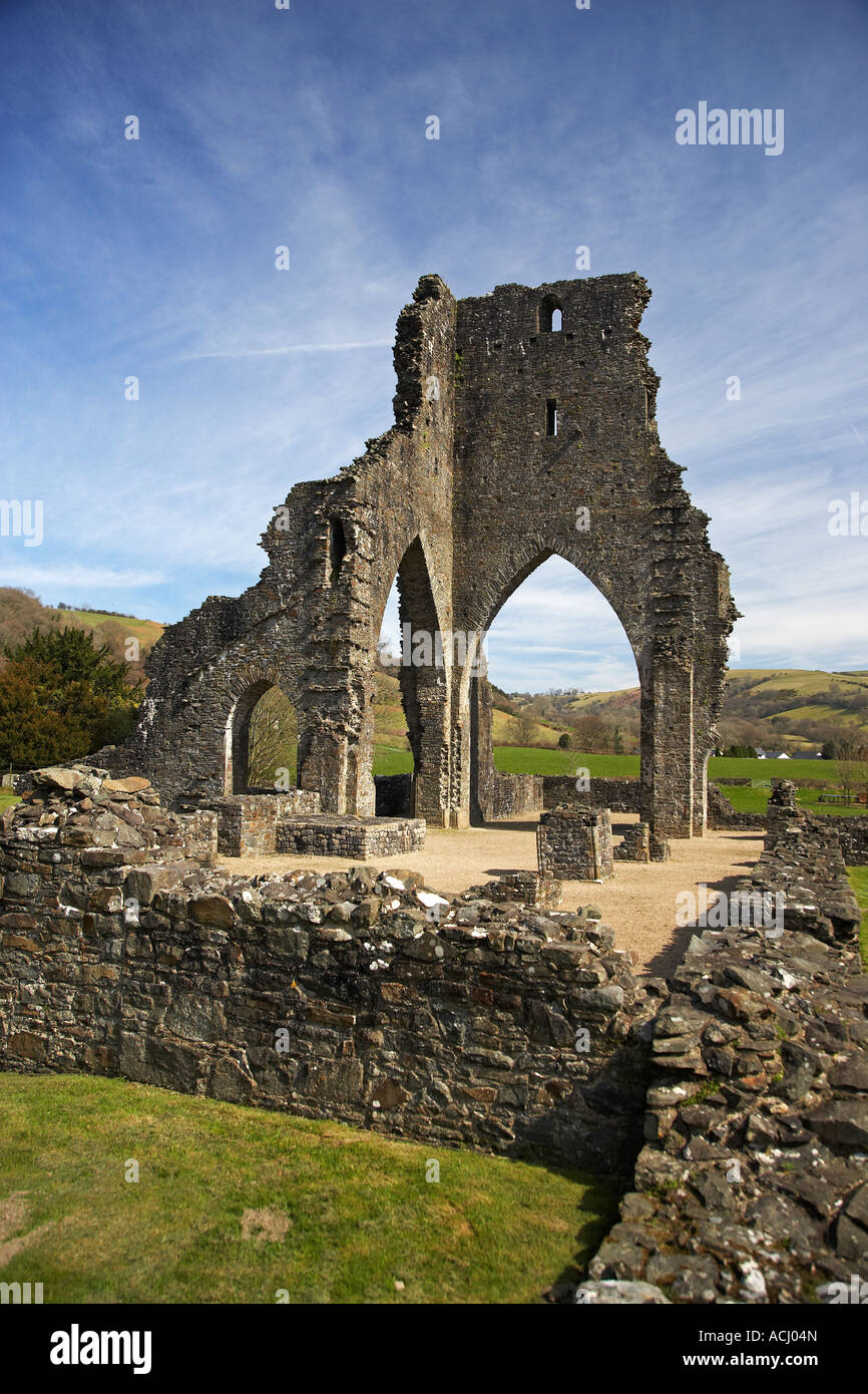 Talley Abbey, (Abaty Talyllychau) vicino a Llandeilo, Carmarthenshire, Wales, Regno Unito Foto Stock