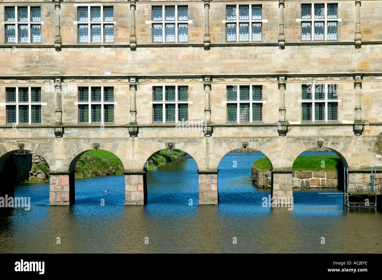 Dettaglio dal Castello Frederiksborg Hilleroed Zelanda Danimarca Foto Stock