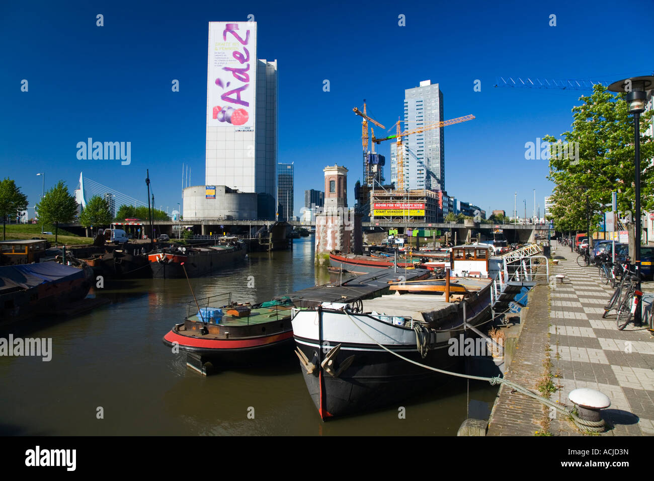 Rotterdam nave commerciale harbour Holland, Europa Foto Stock