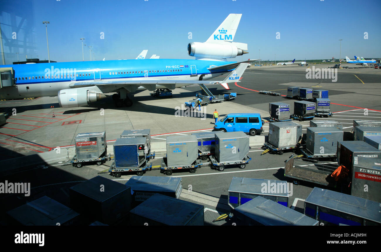 Aeroporto Schiphol di Amsterdam Holland Europa Foto Stock