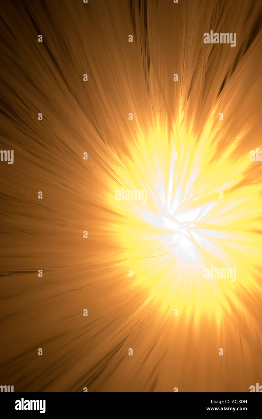 Di luce a fibre ottiche Foto Stock