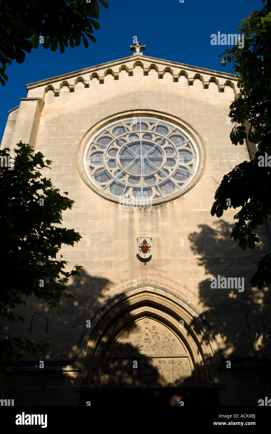 Regione Gard Francia Provenza Rhône l abbazia di Frigolet vicino a Avignon Foto Stock