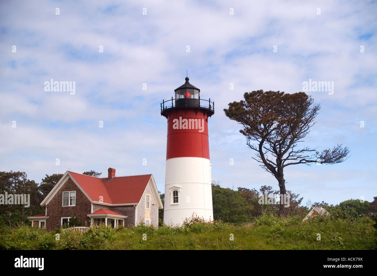 Nauset Beach Luce, Cape Cod, Massachusetts, STATI UNITI D'AMERICA Foto Stock