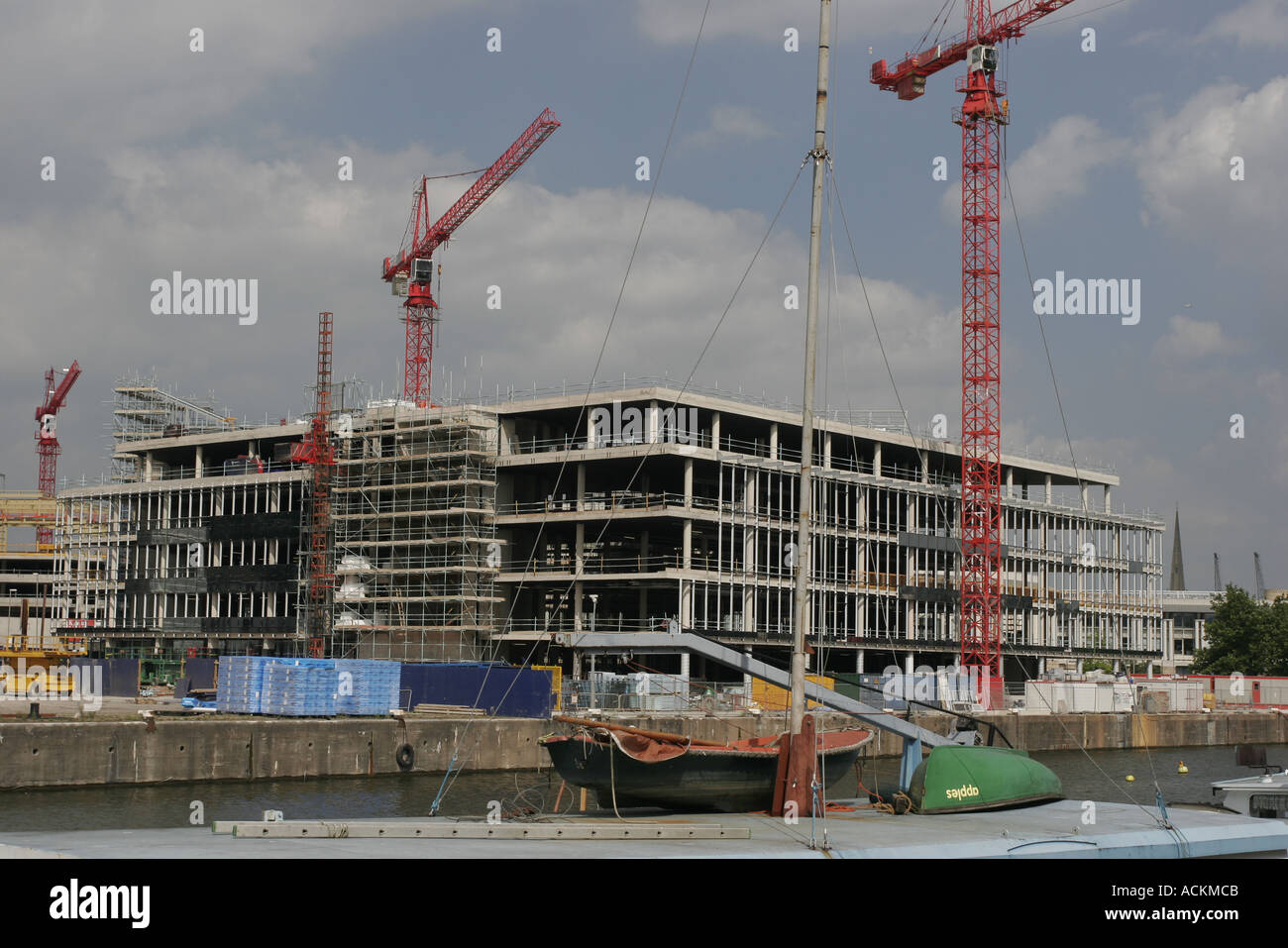 Lo sviluppo in Bristol Docks Foto Stock