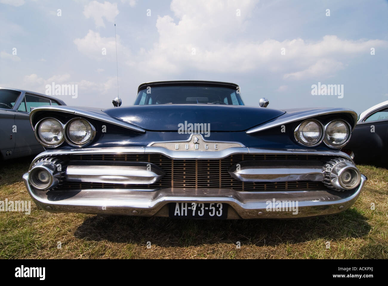 Bottrop Kustom Kulture 2007 Hot Rods Kustoms incrociatori di arte presso l'aerodromo di Bottrop Kirchhellen Foto Stock