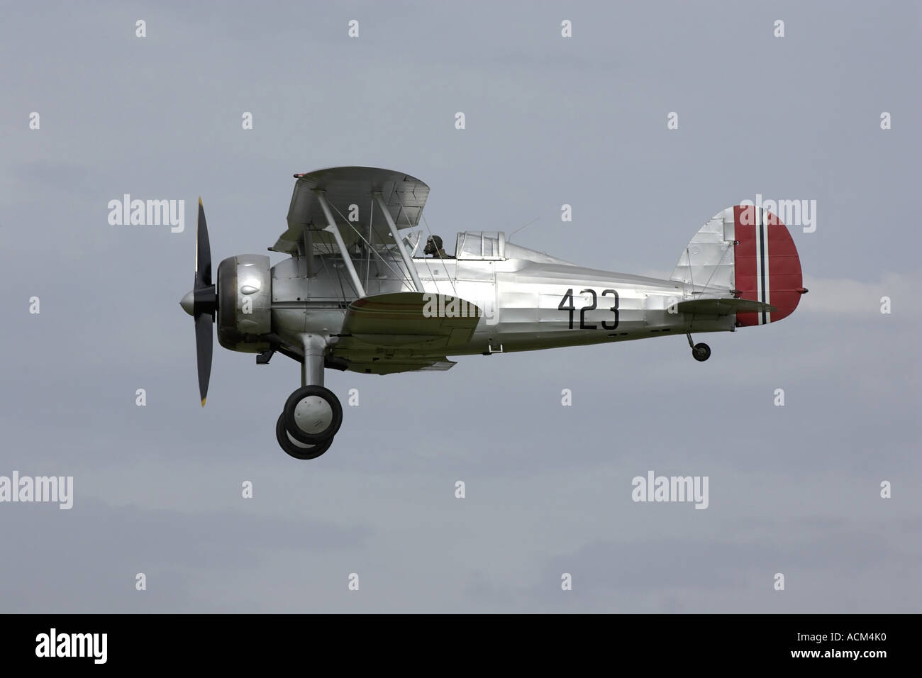 Gloster Gladiator 1935 RAF fighter biplano Foto Stock