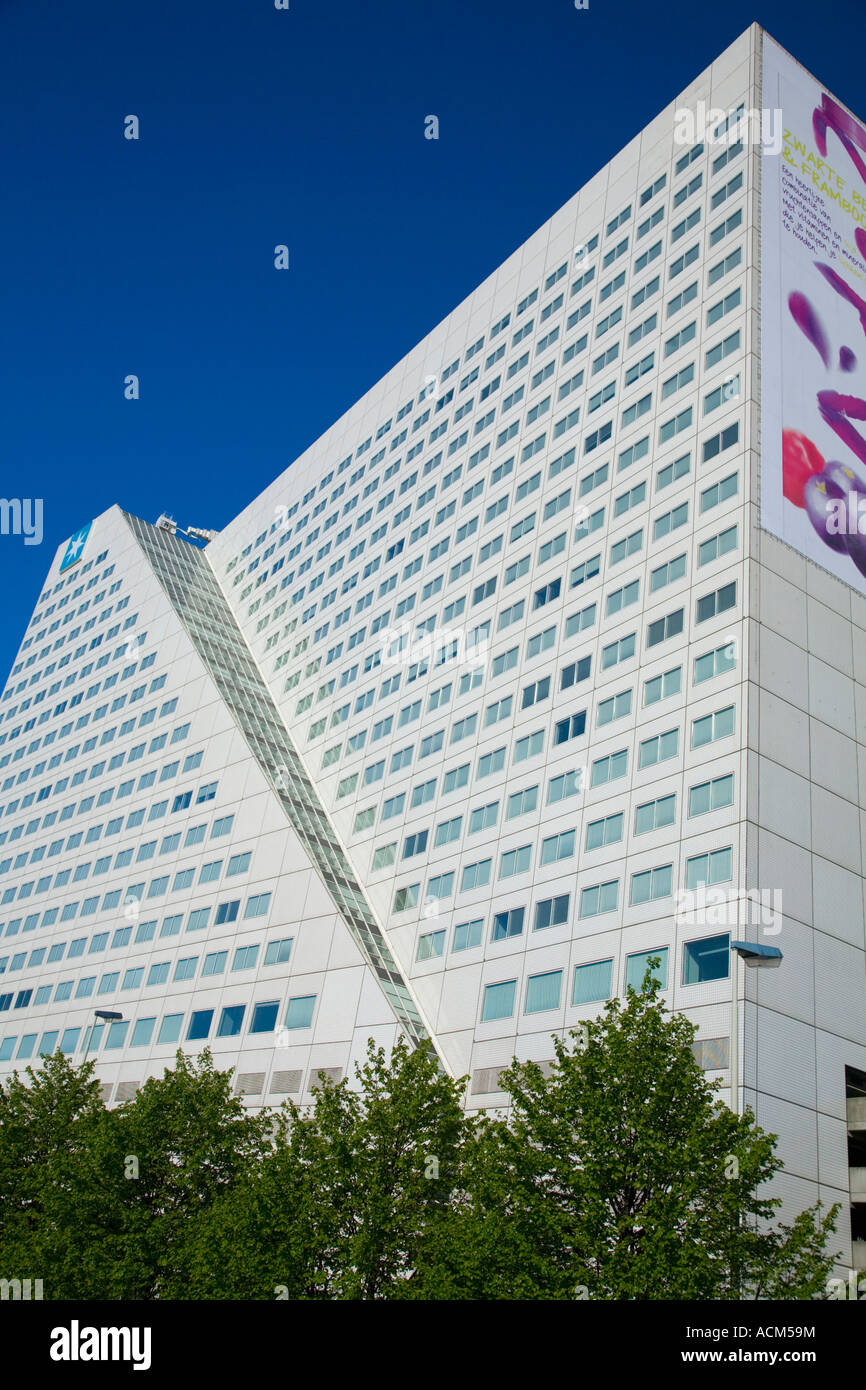 Moderne torri di uffici a Rotterdam, Olanda, Europa Foto Stock