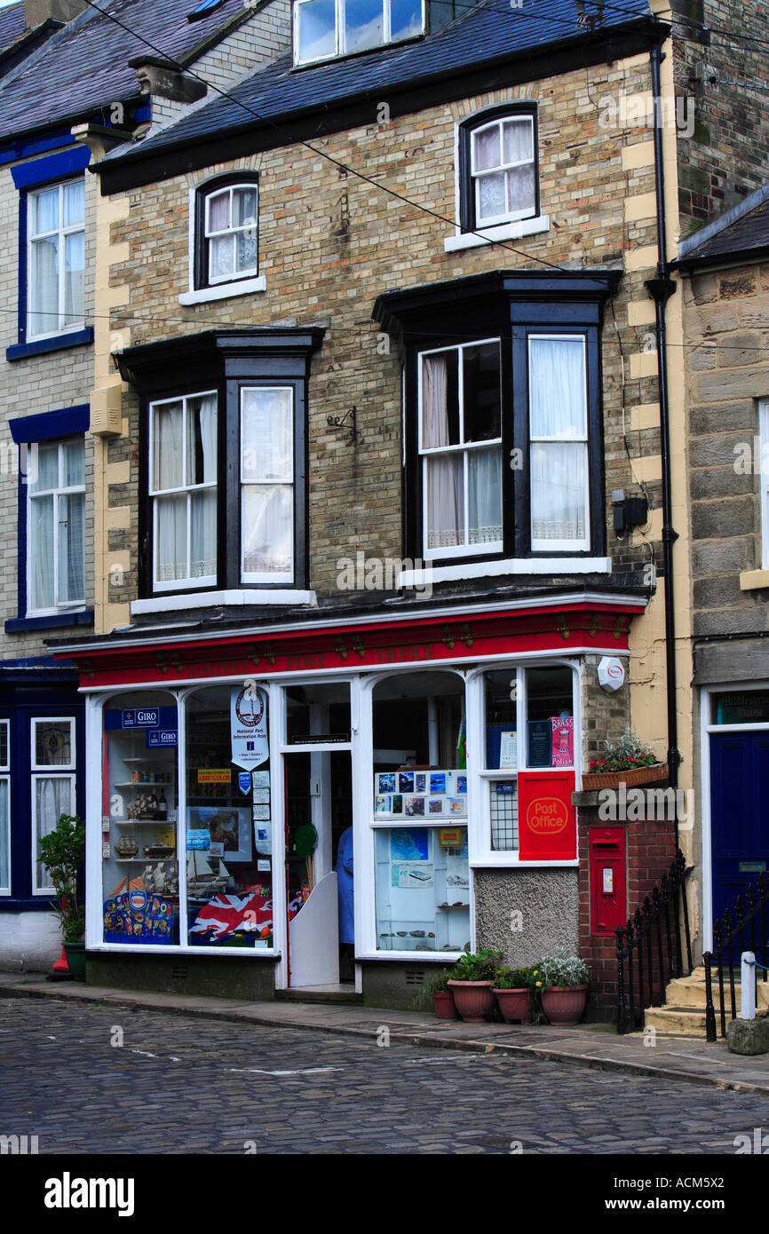 Il Post Office Staithes Morth Yorkshire Foto Stock
