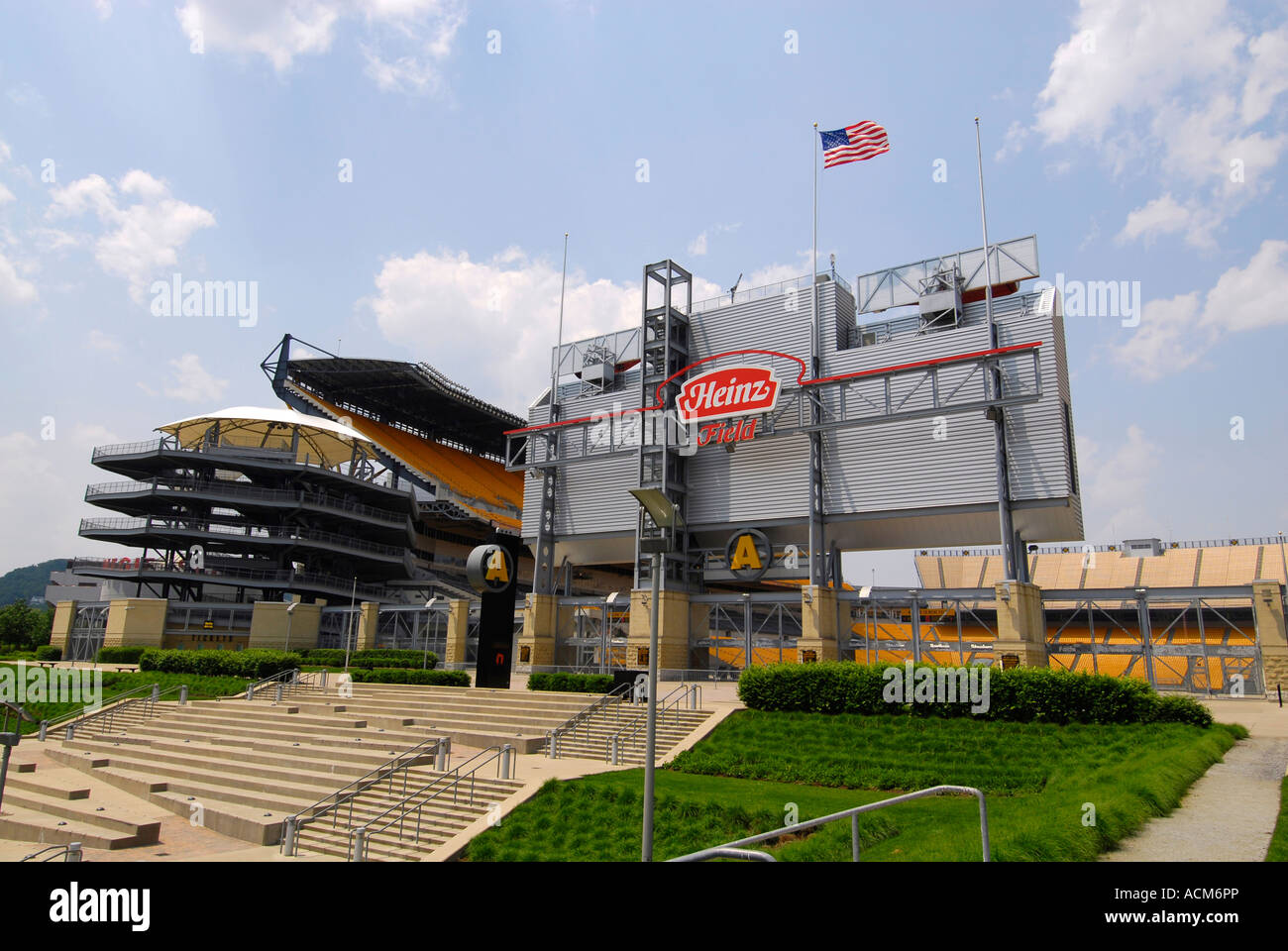 Heinz Field la casa della squadra di calcio professionistico Pittsburgh Steelers nella città di Pittsburgh Pennsylvania Pa USA Foto Stock