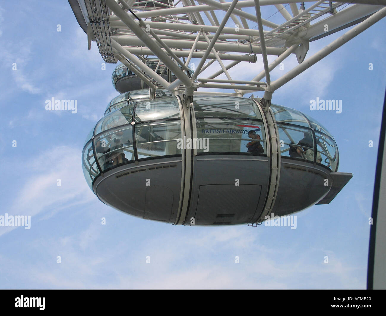 Pod BA London Eye, Londra GB UK Foto Stock