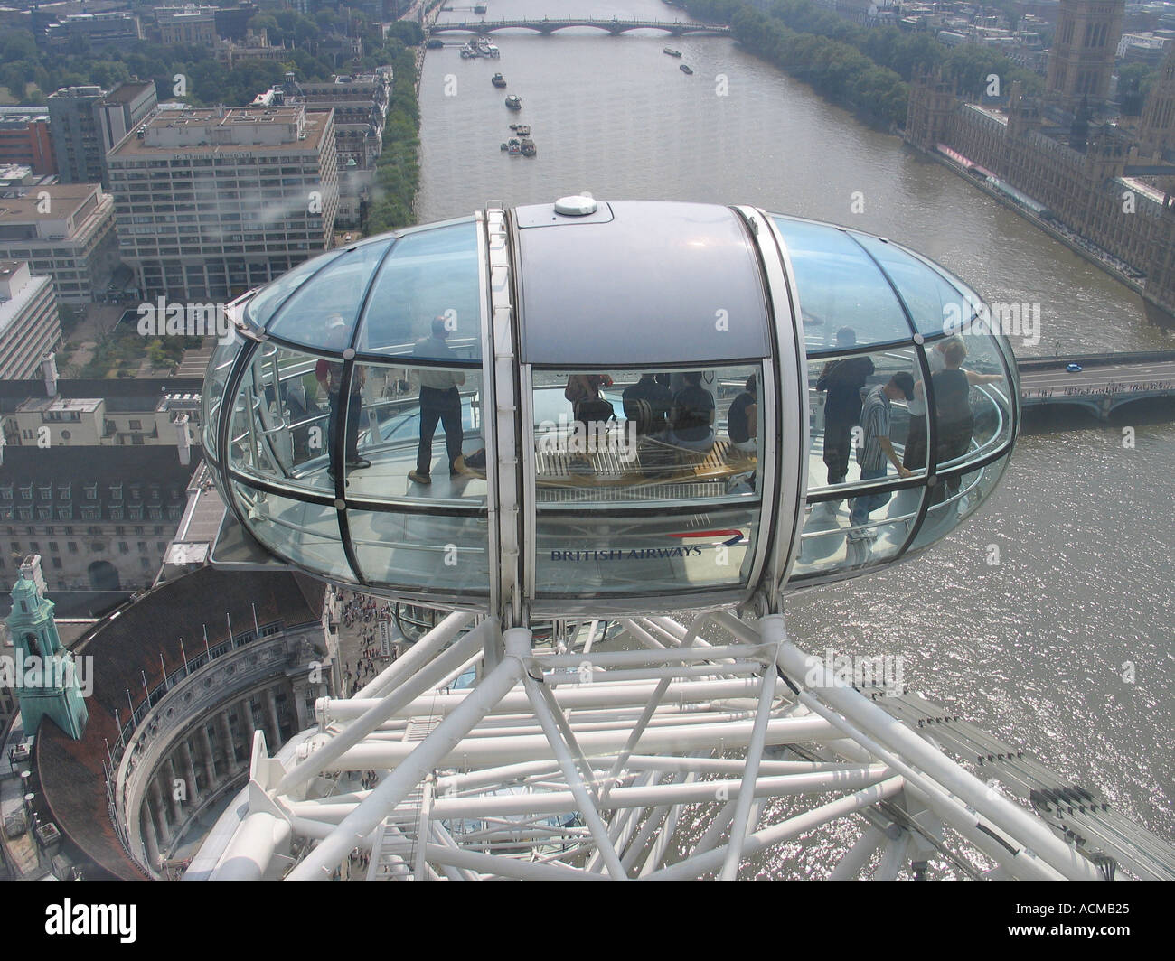 Pod BA London Eye, Londra GB UK Foto Stock