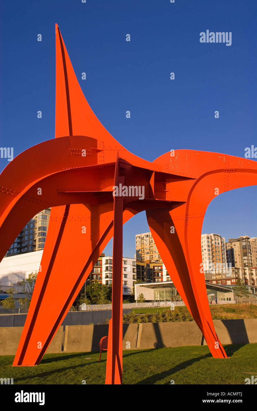 Eagle da Alexander Calder 1971 Seattle nello Stato di Washington USA:per solo uso editoriale Foto Stock