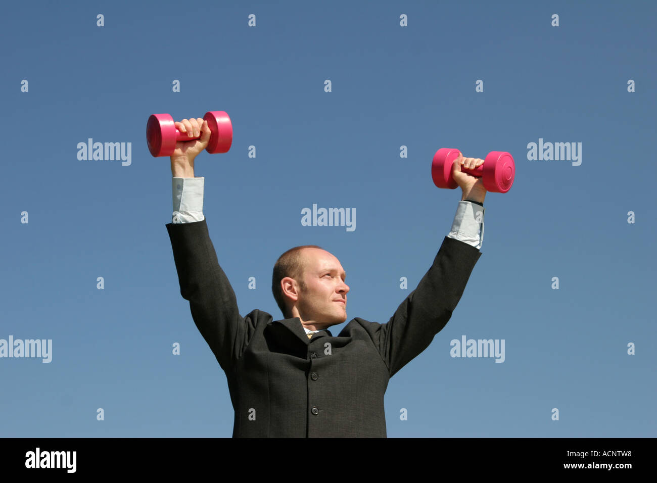 Sollevamento pesi - Gewichtheben Foto Stock