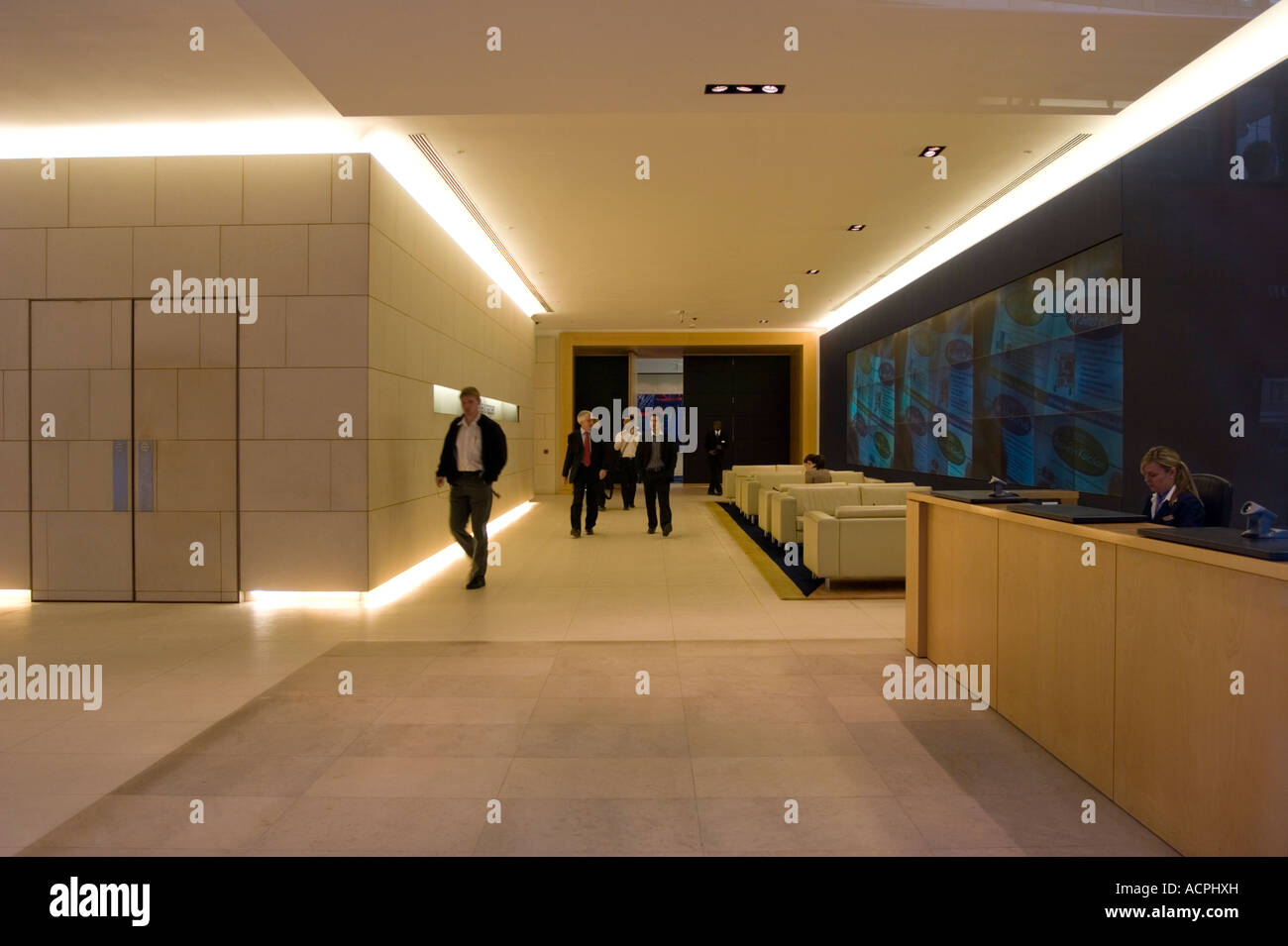 Royal bank of Scotland Hall Londra Foto Stock