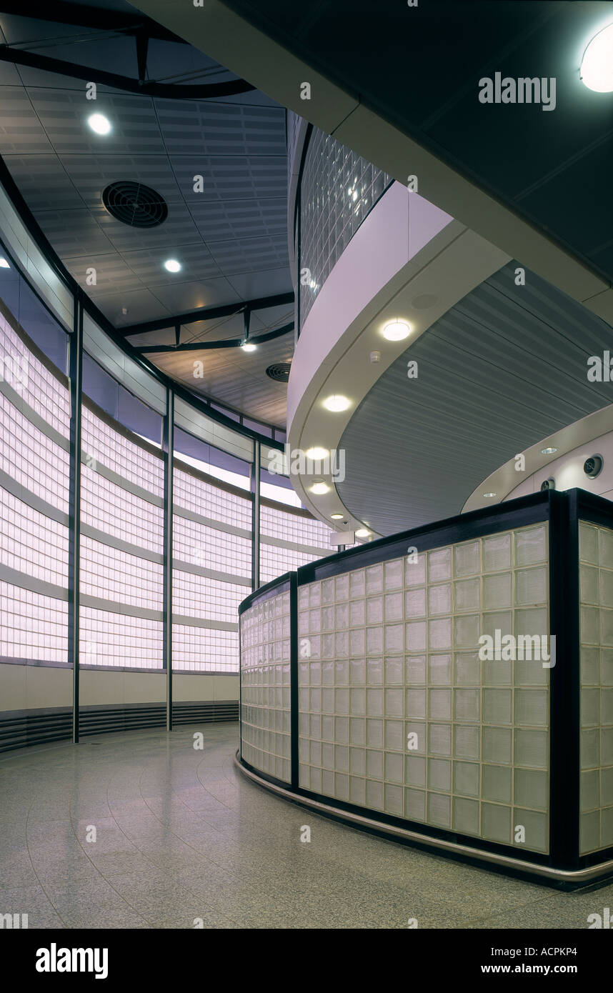 Concourse a Ashford International Station Foto Stock
