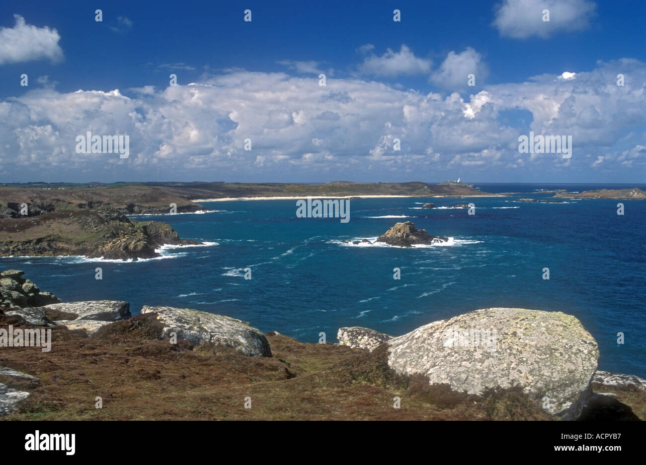 ST MARTIN'S BAY Isole Scilly Foto Stock