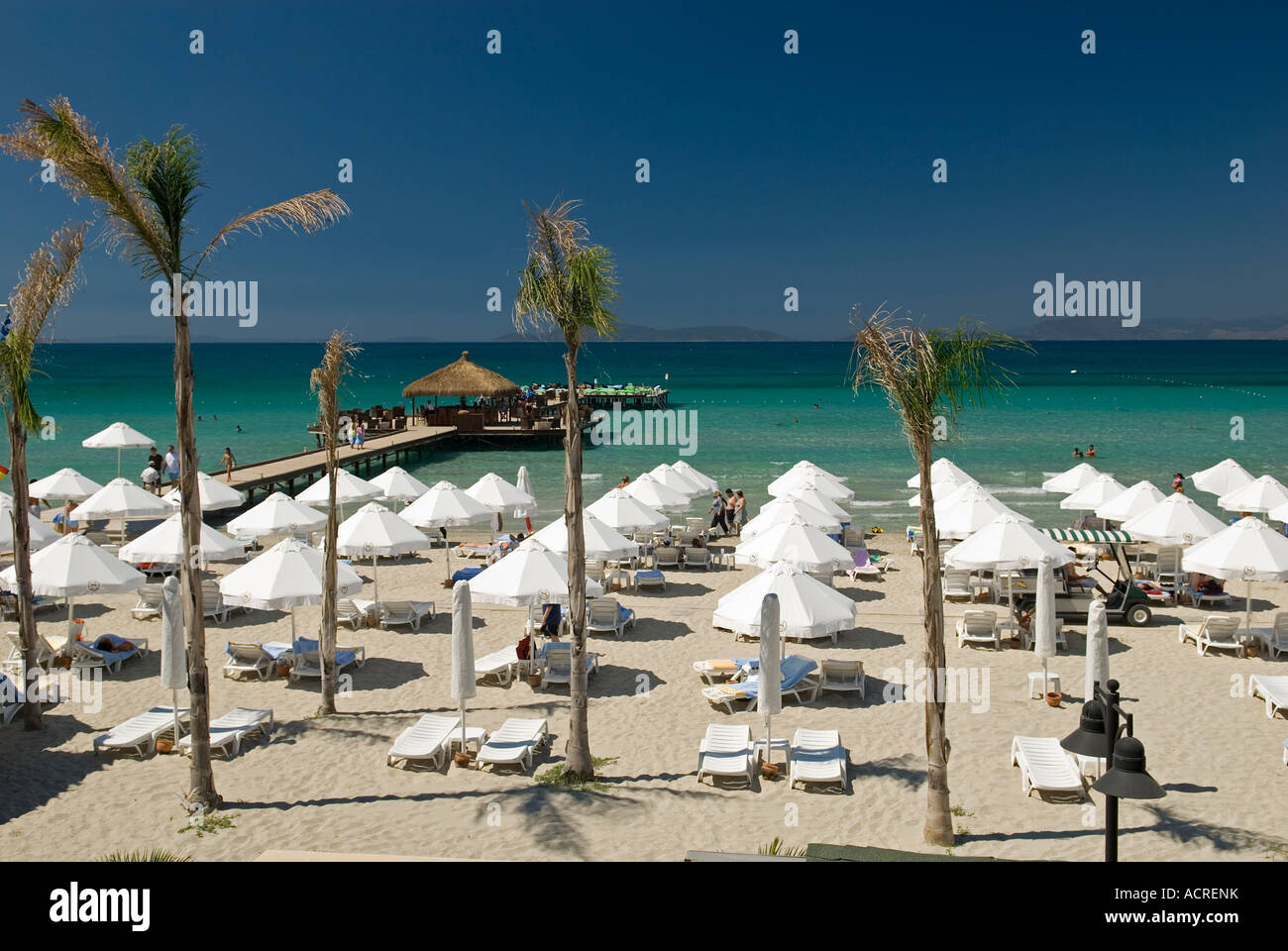 Lo Sheraton Hotel Beach Cesme, Egeo, Turchia Foto Stock