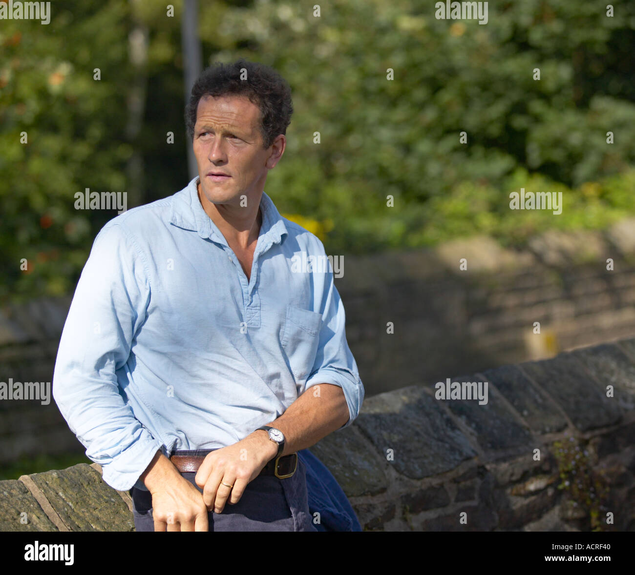 Monty Don celebrity tv giardiniere Foto Stock