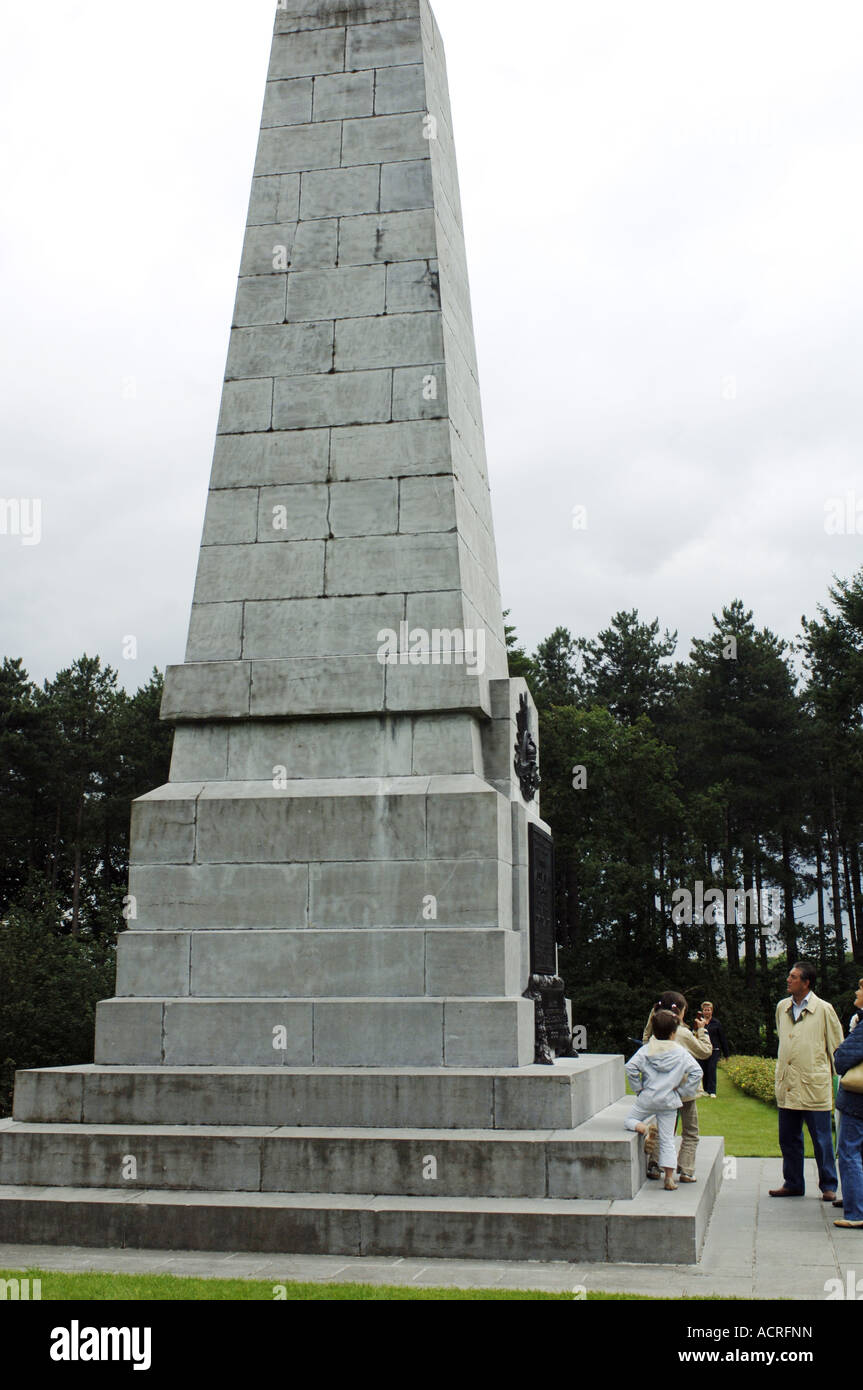 Zonnebeke legno poligono 5a divisione australiana Memorial Belgio Foto Stock