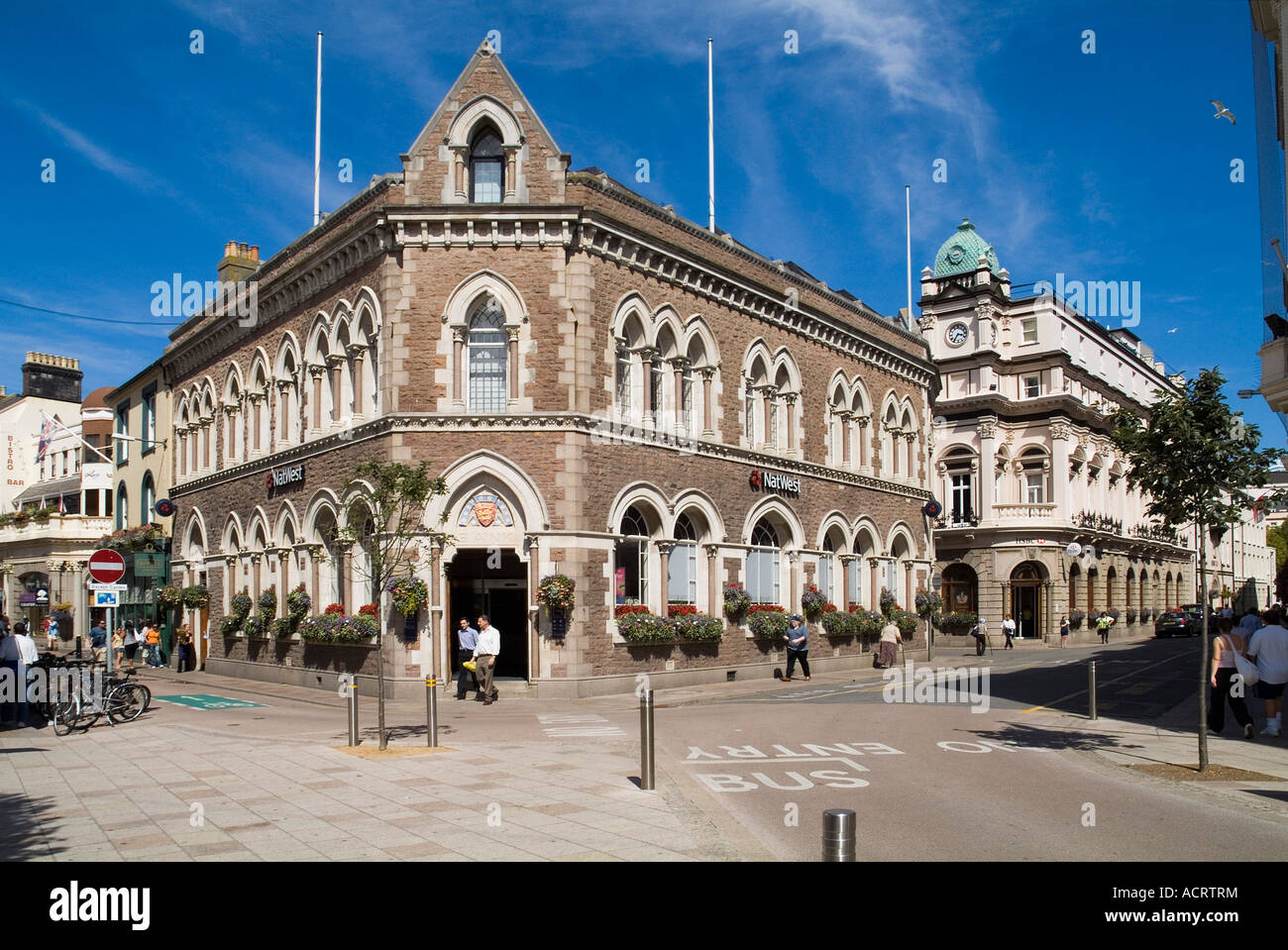 Dh st helier JERSEY NatWest Bank building settore finanziario Financial District Foto Stock