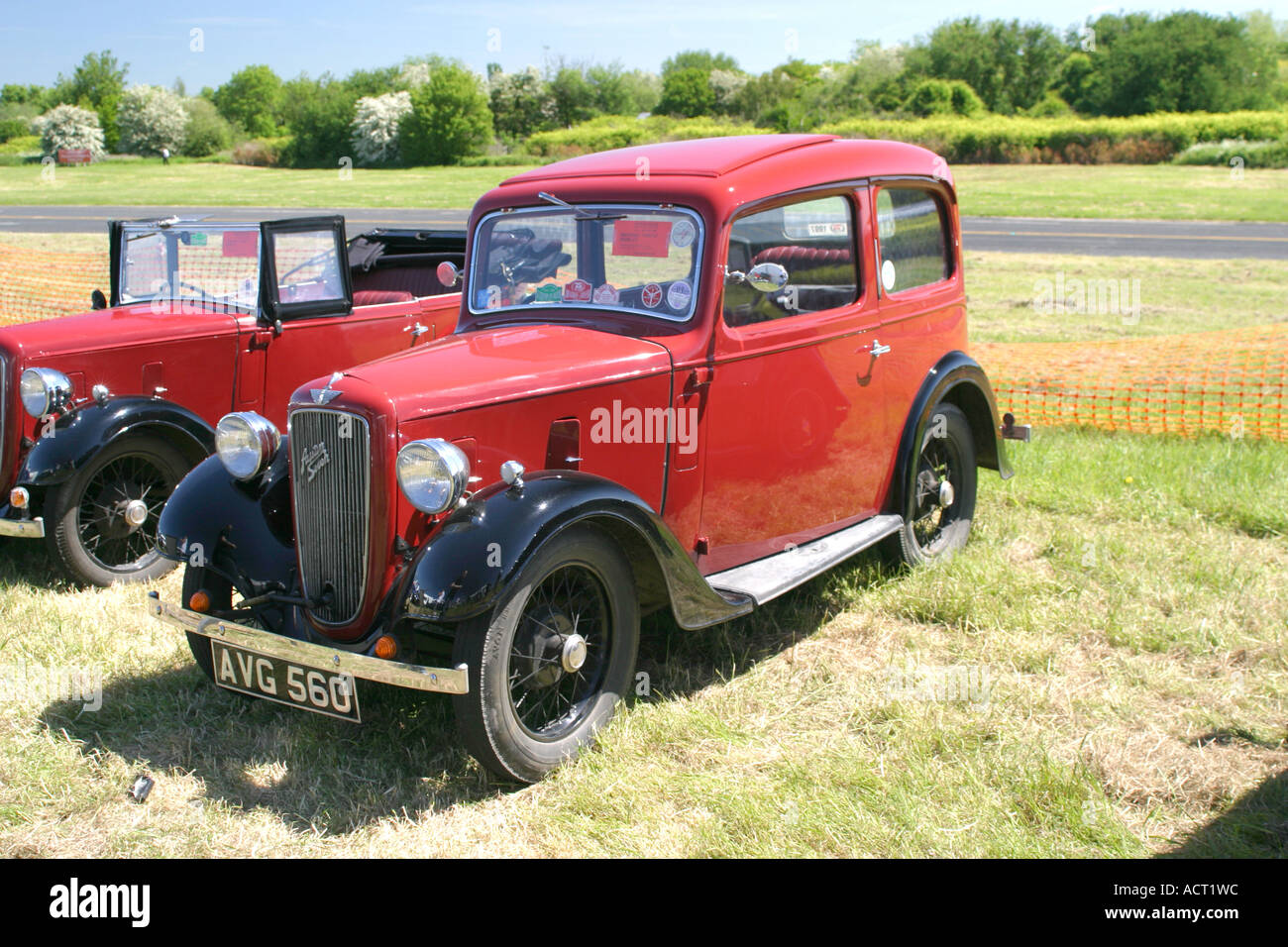 Una Austin 7 essendo esposto al Biggin Hill International Air Fair 2006 Foto Stock