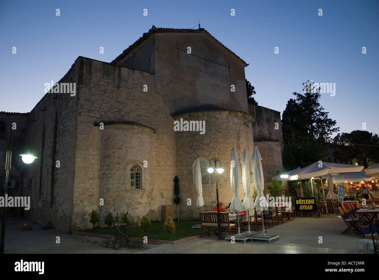 Alacati Monsque, una ex chiesa Izmir, Turchia Foto Stock
