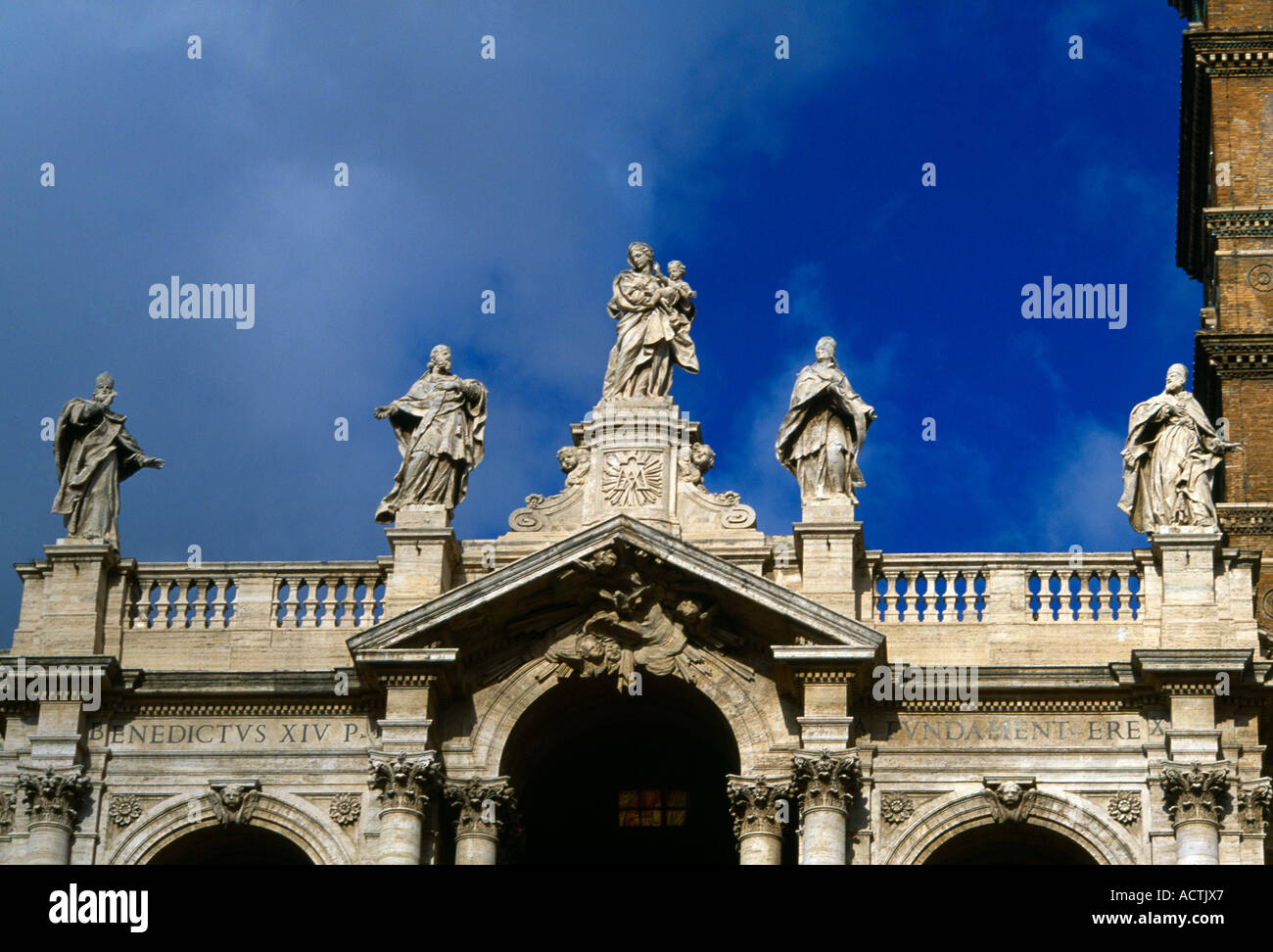 Roma Italia Santa Maria Maggiore dettaglio Foto Stock