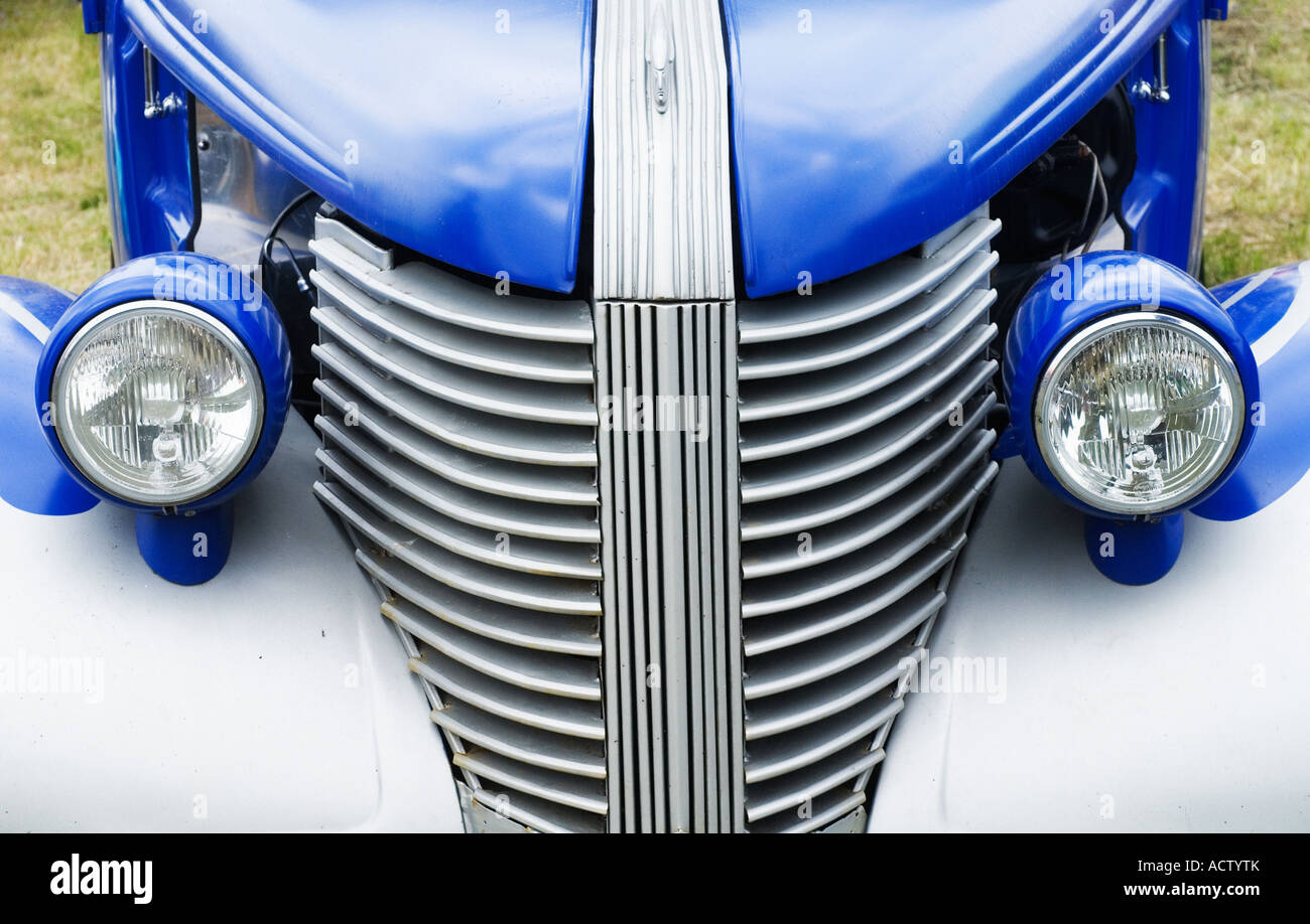Bottrop Kustom Kulture 2007 Hot Rods Kustoms incrociatori di arte presso l'aerodromo di Bottrop Kirchhellen Foto Stock