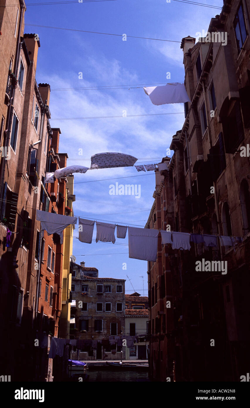 Backstreet a Venezia Italia Foto Stock