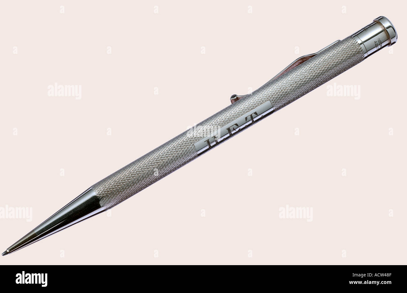Argento Sterling cantiere-o-led di propulsione a matita Foto stock - Alamy