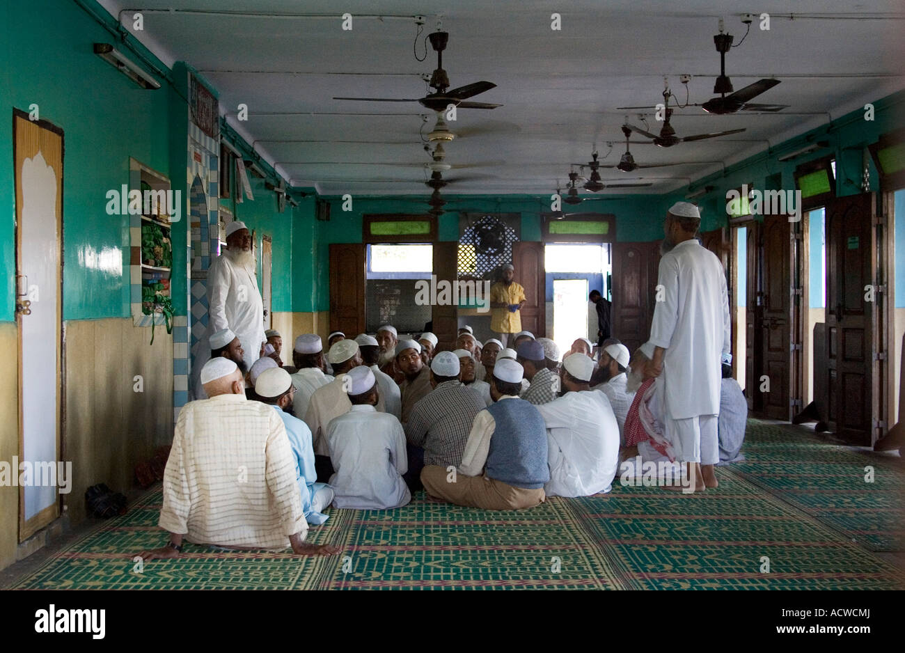 Jama Masjid la moschea principale di Delhi India Foto Stock